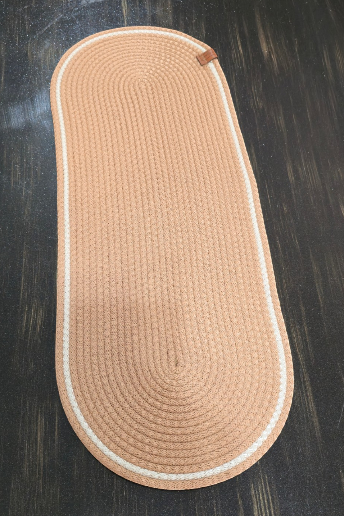 Dekoratif 30x75 cm Runner Şık Masa Orta Sehpa Üstü Dekoratif Sofra Aksesuarı - JÜT HASIR